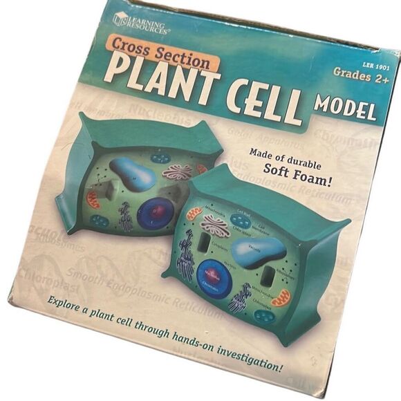 Learning Resources Cross-Section PLANT CELL Model LER 1901 w/ Box‎ - Picture 1 of 5